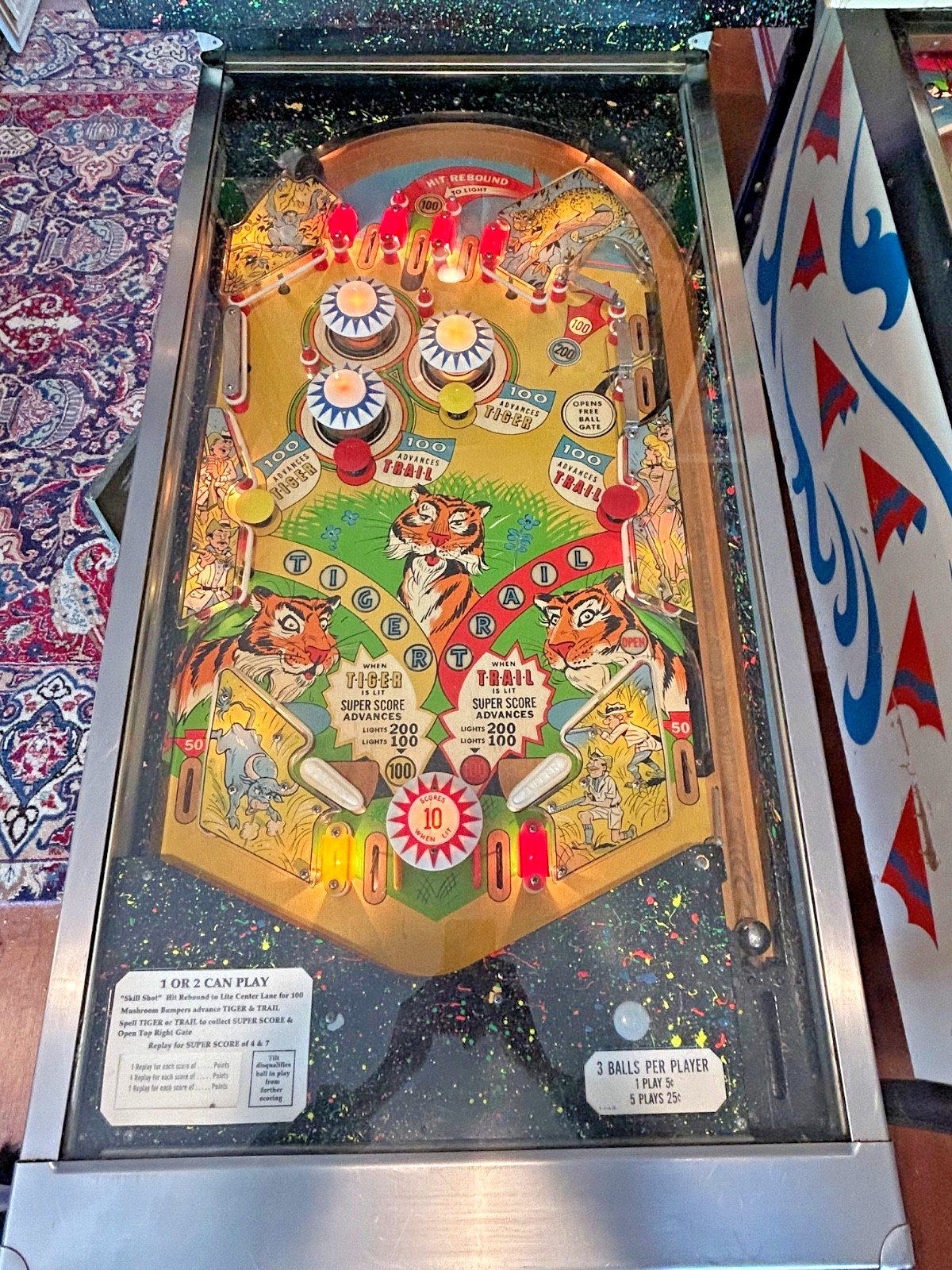 Bally Safari Pinball Machine