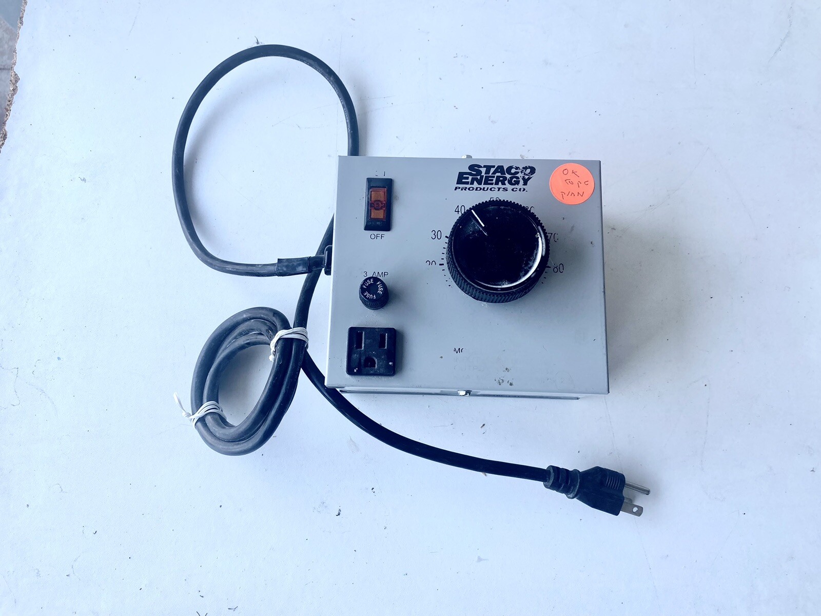 Staco Energy 3PN221B Variac Variable Transformer