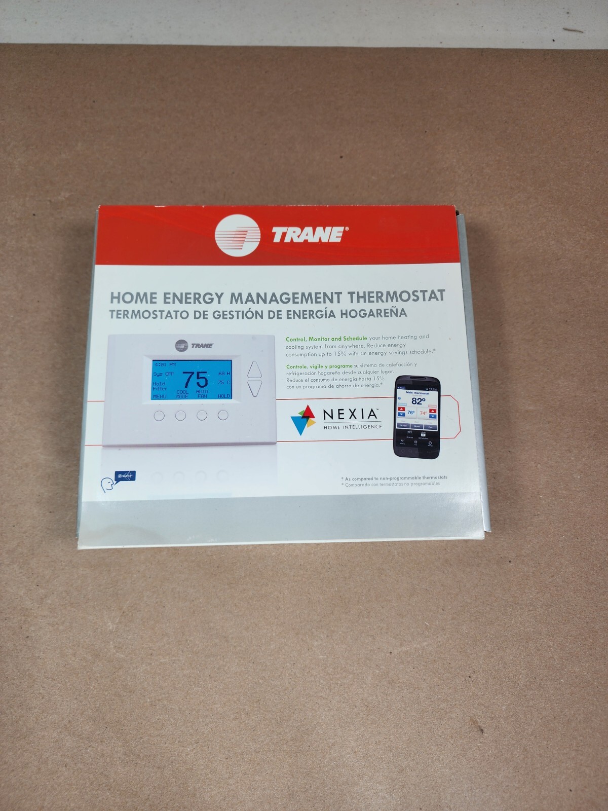 Trane Z-Wave Thermostat TZ45 Programmable Nexia Control New Old Stock Read