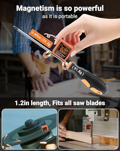 Digital Angle Finder Gauge Magnetic Level Tool LCD Protractor for Woodworking