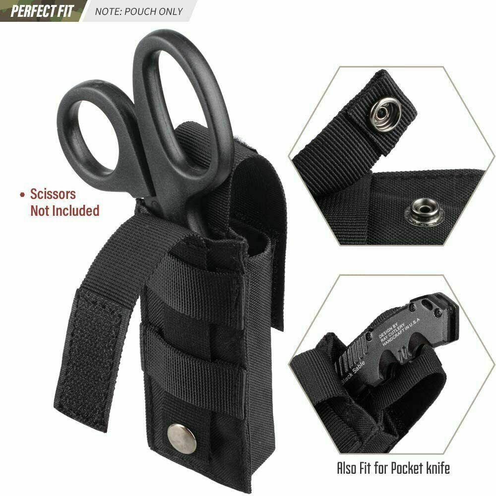 Multitool Pouch Folding Knife Sheath Pouch for Belt Molle Flashlight Pouch