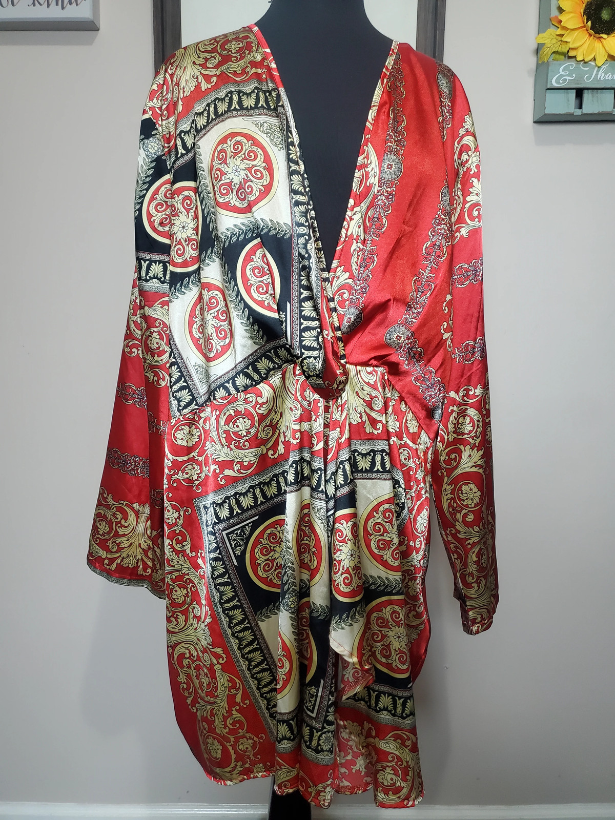 Red Wrap Dress