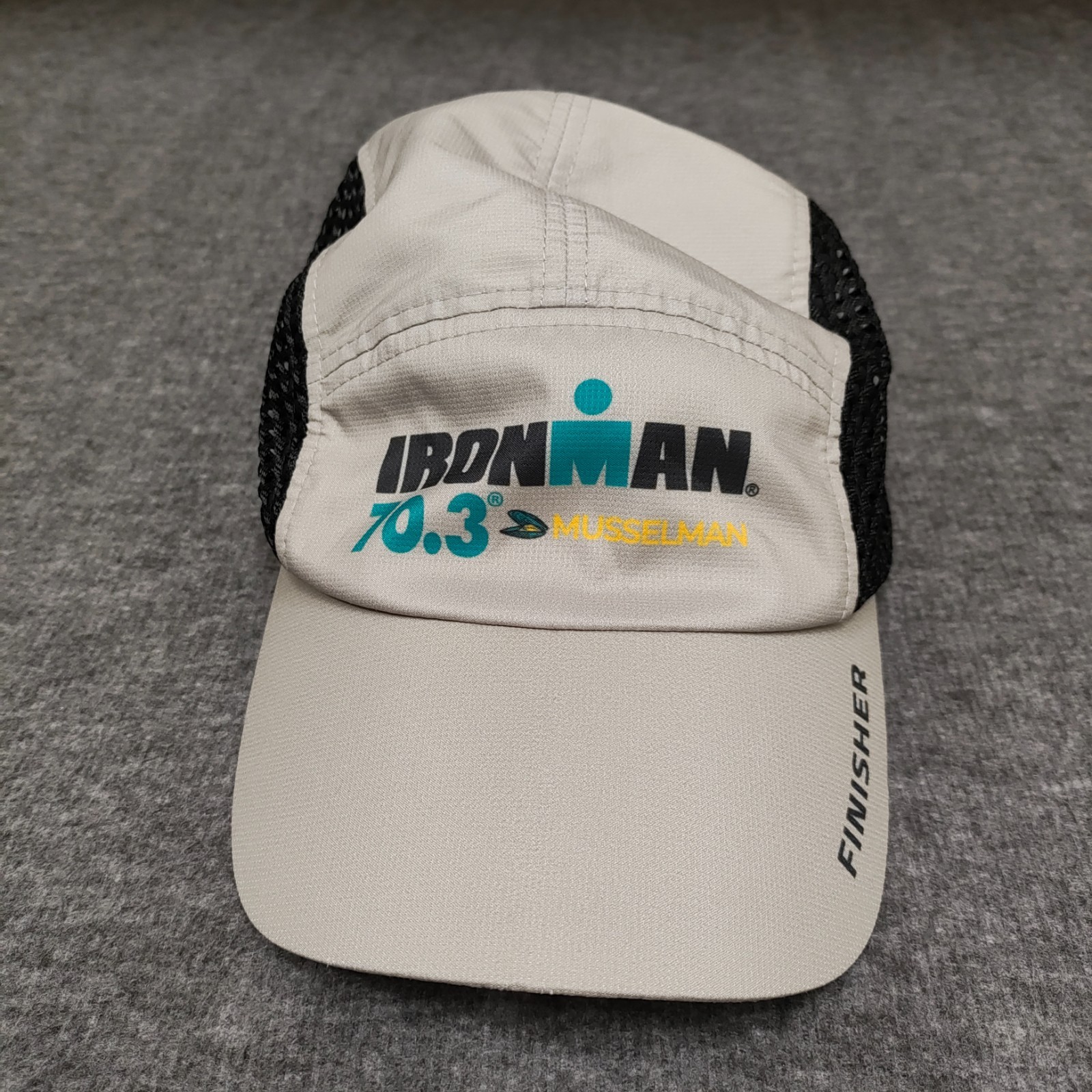 Ironman New York Hat Musselman Finisher 70.3 Adult Adjustable Gray Boco Gear