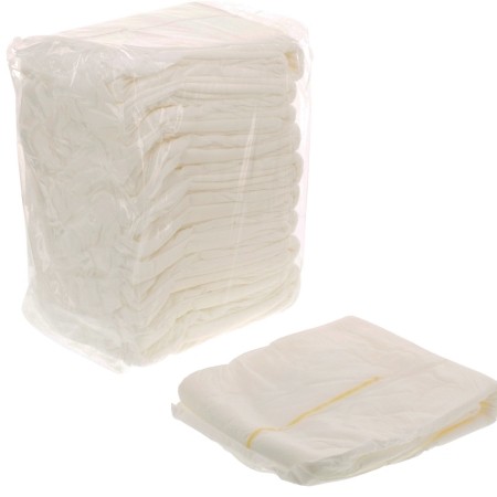 Unisex Adult Incontinence Brief Simplicity™ Basic Medium Disposable Moderate Abs
