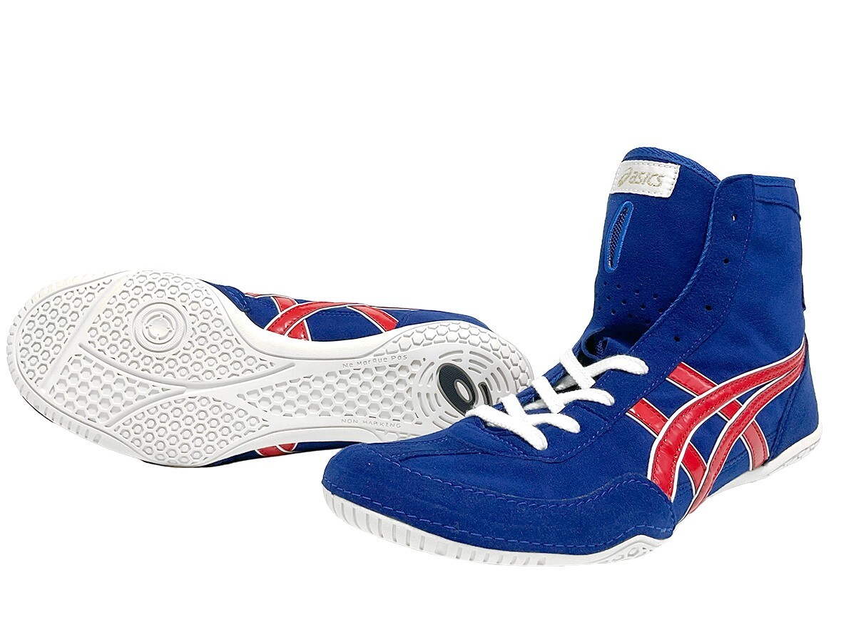 Asics Wrestling Shoes EX-EO original special order 1083A001  blue red white New