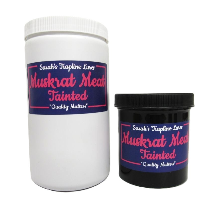Ground Muskrat Meat Tainted and Preserved Trapping Bait or Ingredient