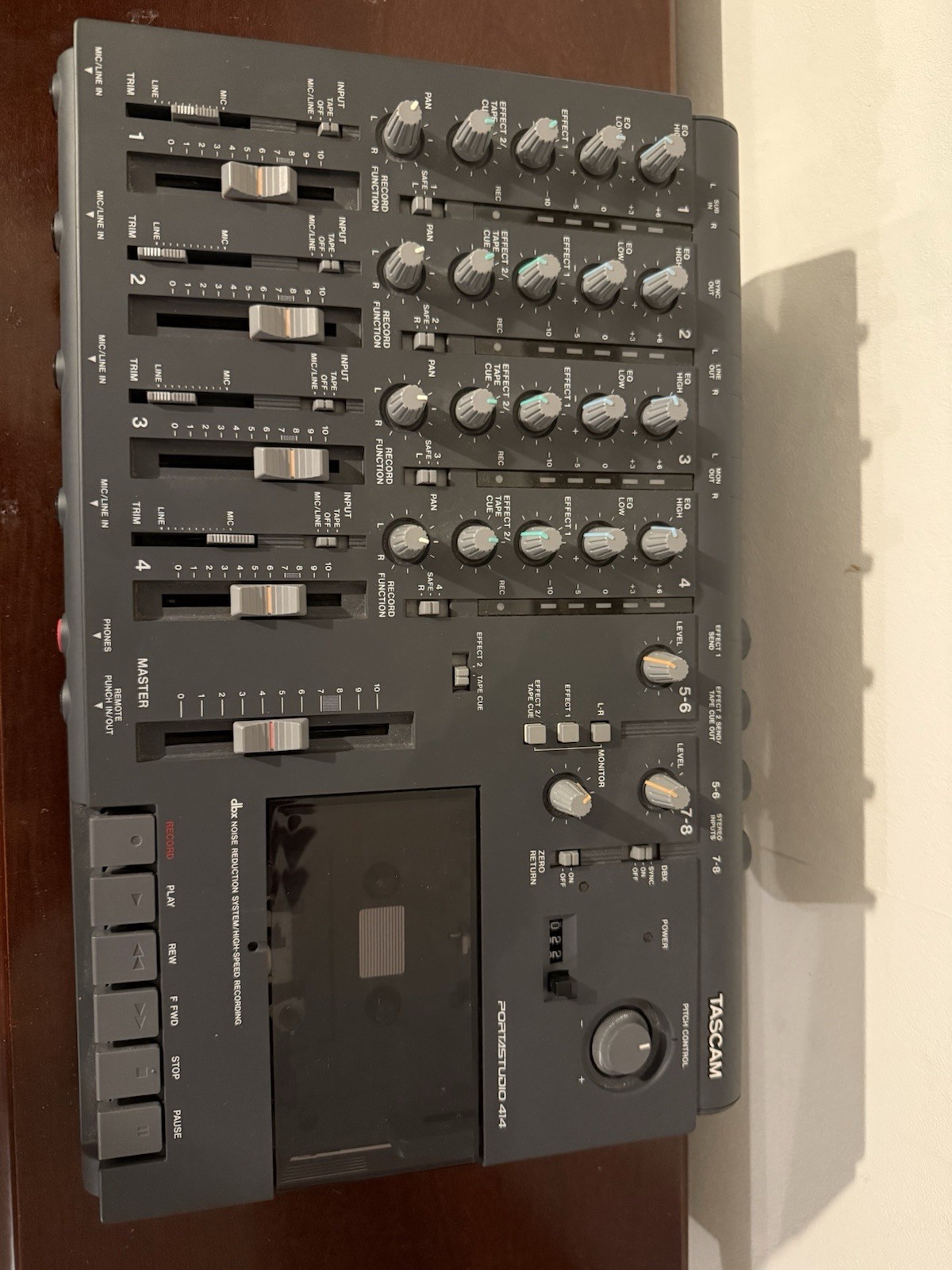Tascam Portastudio 414 4-Track Cassette/Mixer With Box