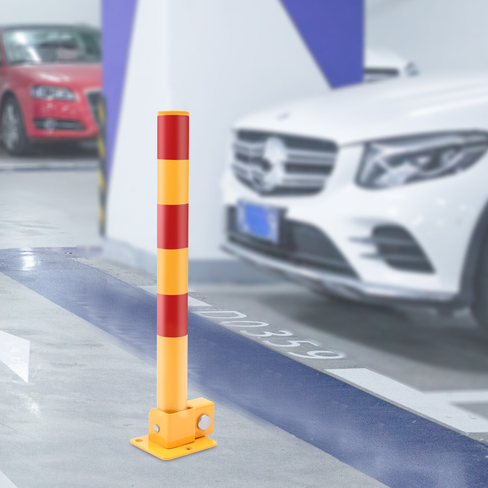 Automatic Locking Parking Post Safety Bollard Iron Pipe Traffic Security Barrier