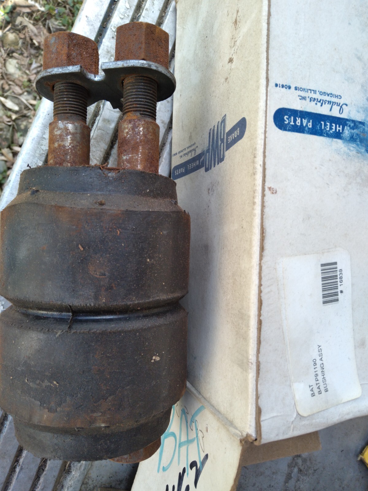 New Equalizer Beam End Bushing BWP M-1462 09-1190