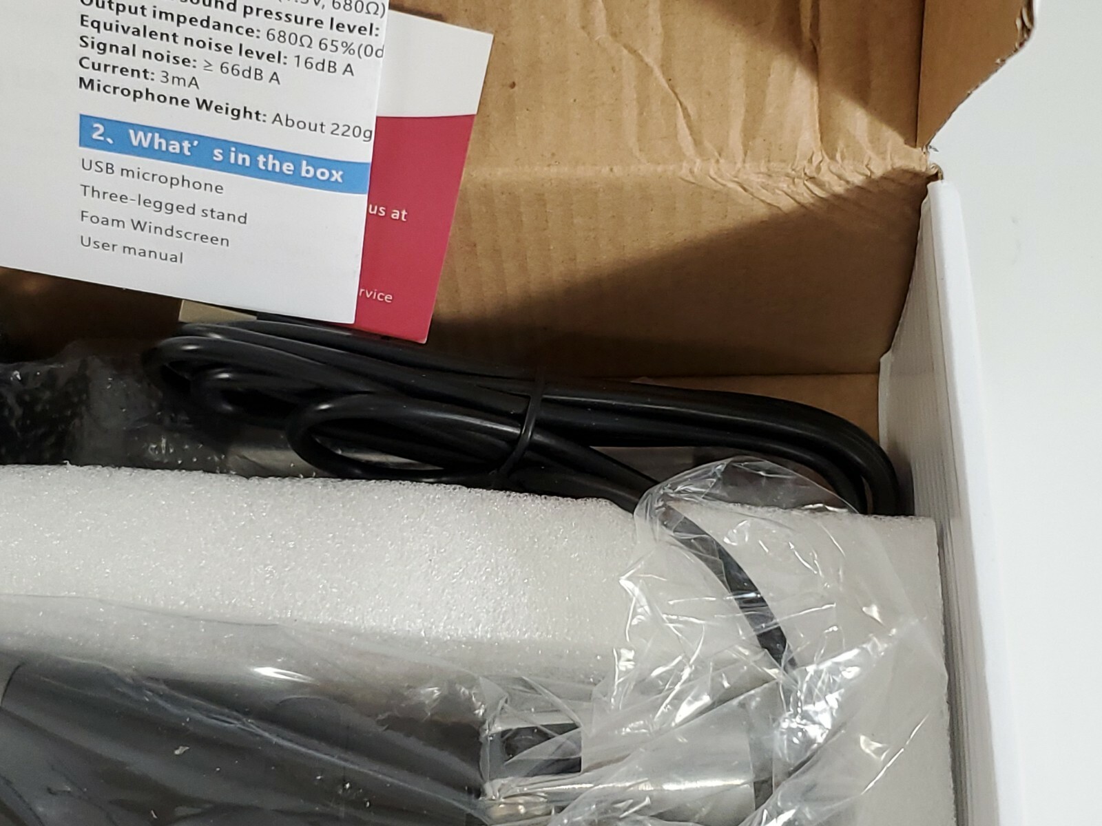 Ankuka USB PC Professional Microphone Omnidirectional w/ Stand Foam Windscreen