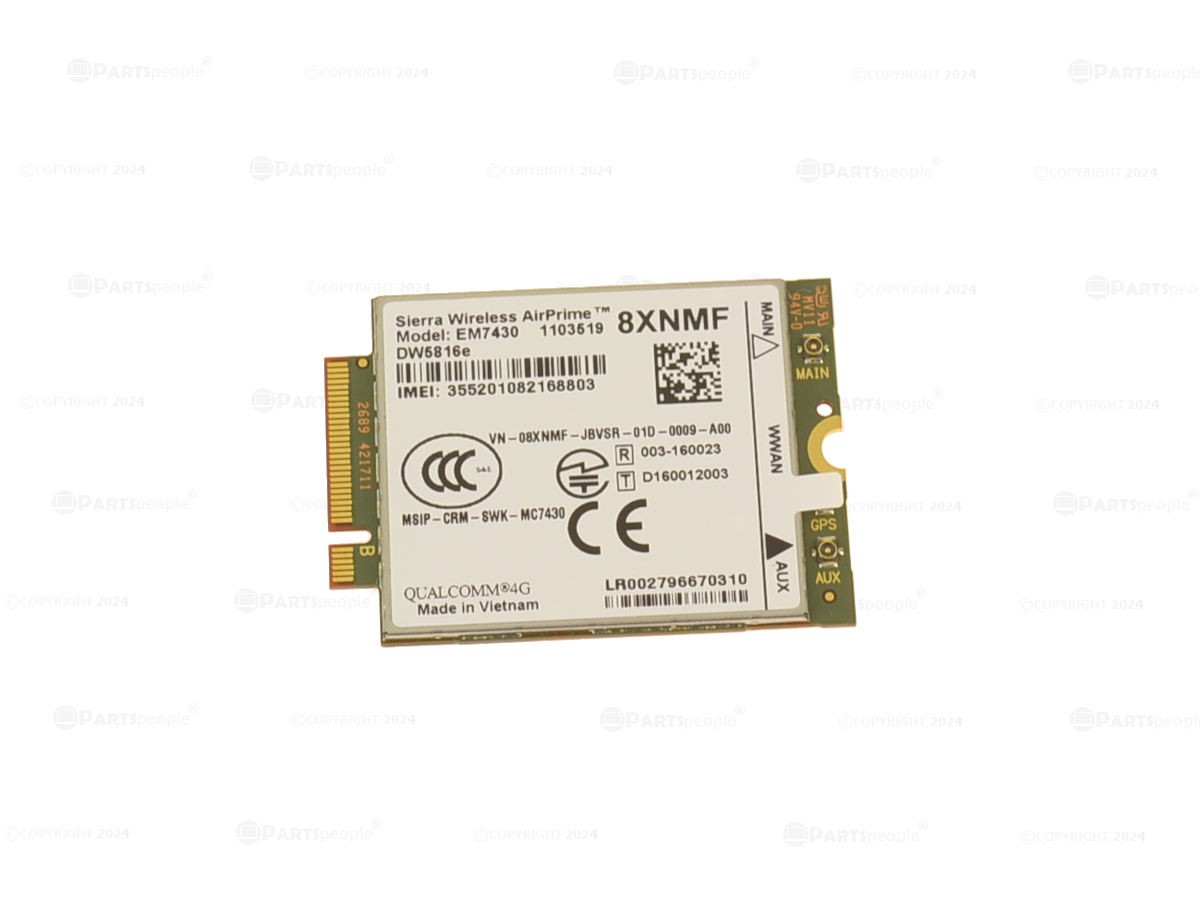 New Dell OEM Wireless 5816E DW5816e M.2 Mobile Broadband 4G LTE WWAN Card 8XNMF