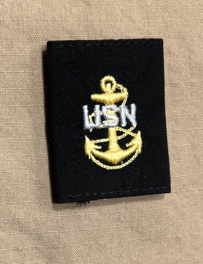 US Navy CPO/E7 Rate Black Slip-On Chief Petty Officer USN