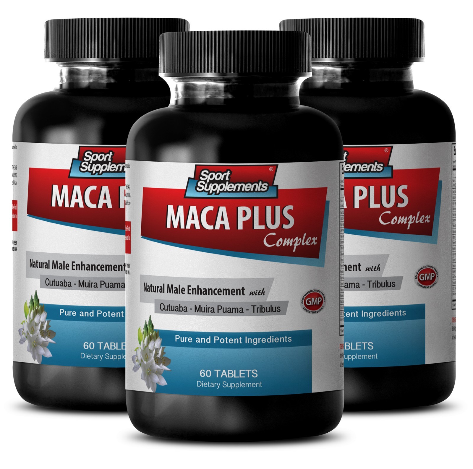 Bulgarian Tribulus Terrestris - Maca Plus  1275mg -Testosterone Pills XL 3B