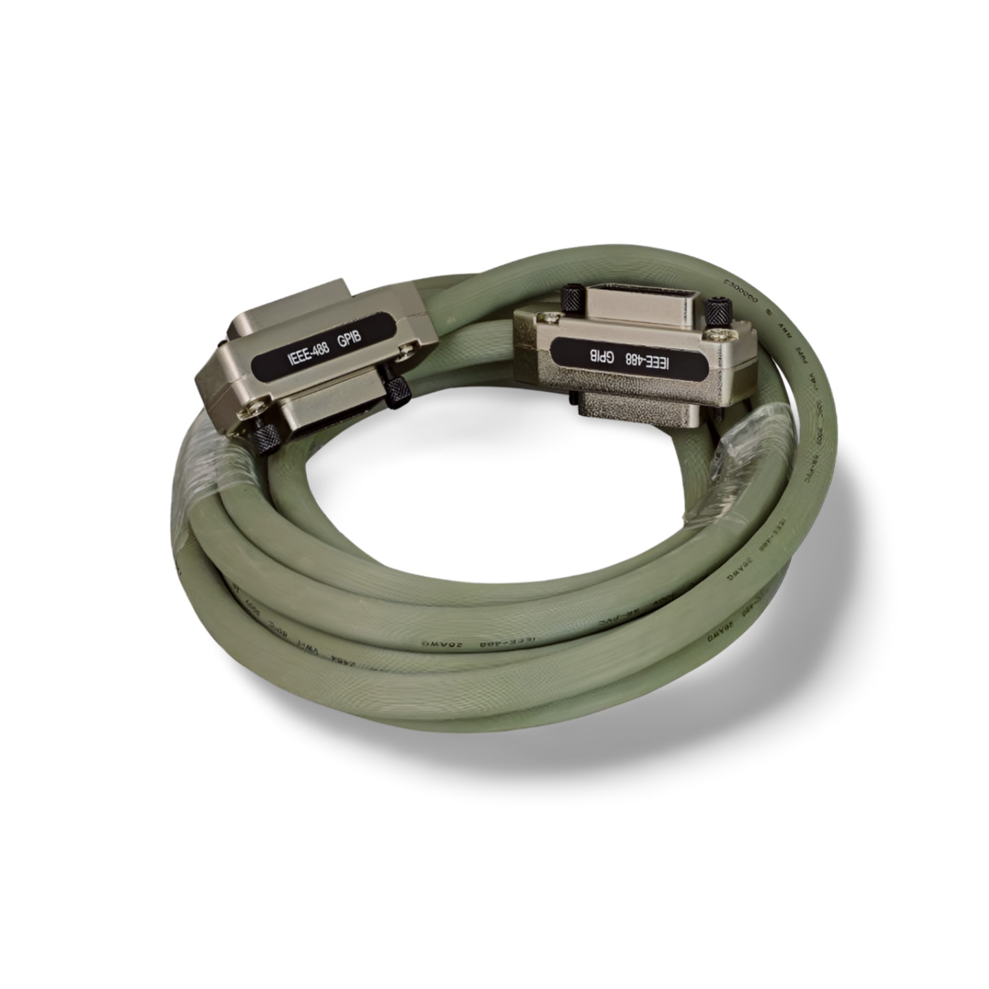 13.17ft IEEE 488 GPIB HPIB CN24 Male to Female Metal Extension Cable - Gray