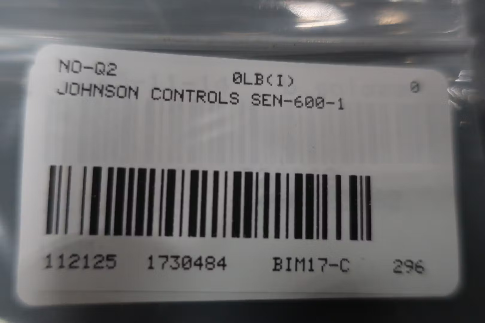 Johnson Controls SEN-600-1 Remote Indoor Temperature Sensor