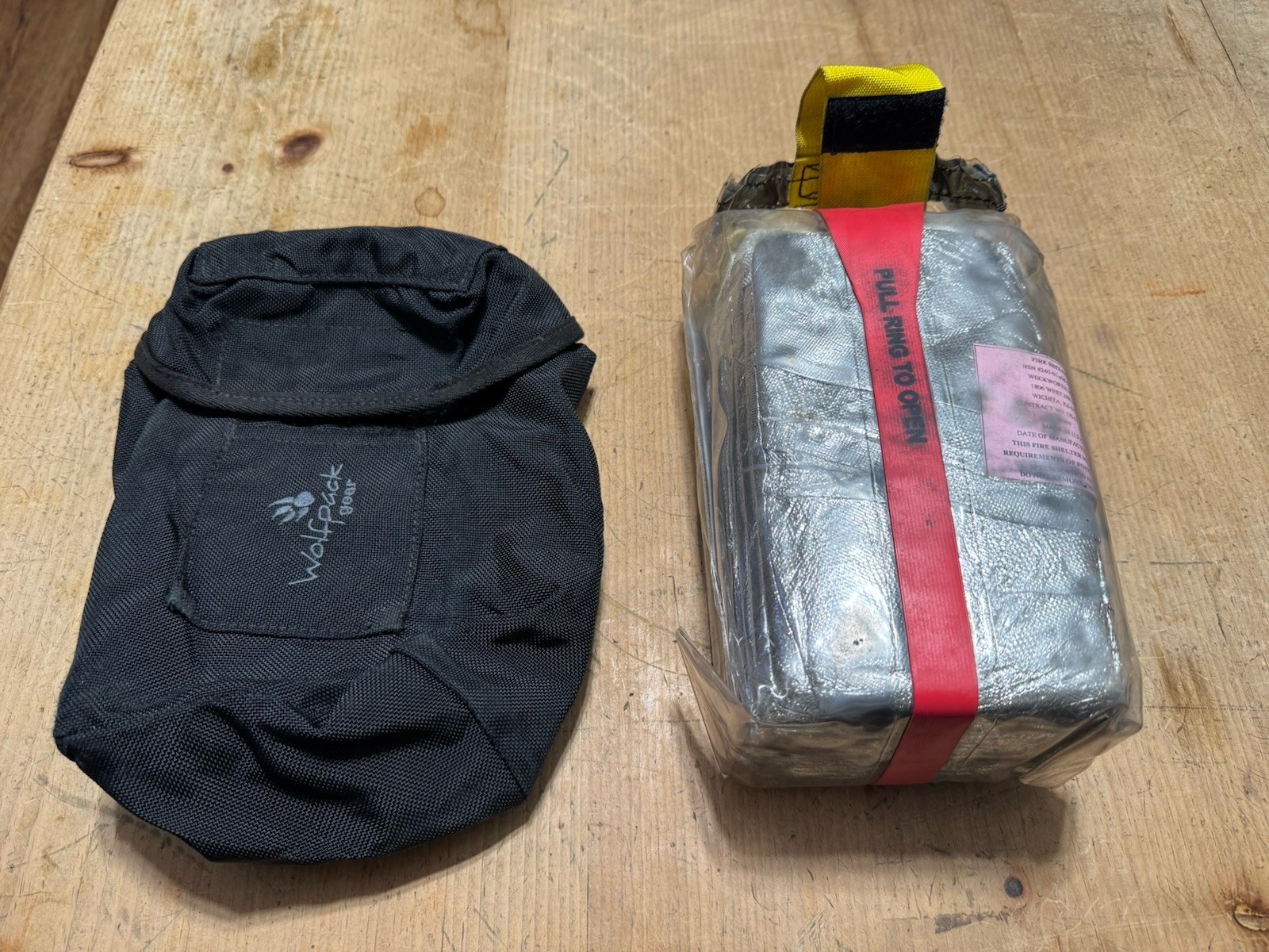 New Generation Fire Shelter Wildland Firefighter Undeployed Standard 2005 AG