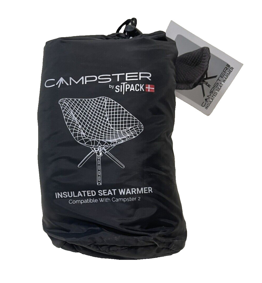 Campster by Sitpack Insulated Seat Warmer Compatible With Campster II P25 Black