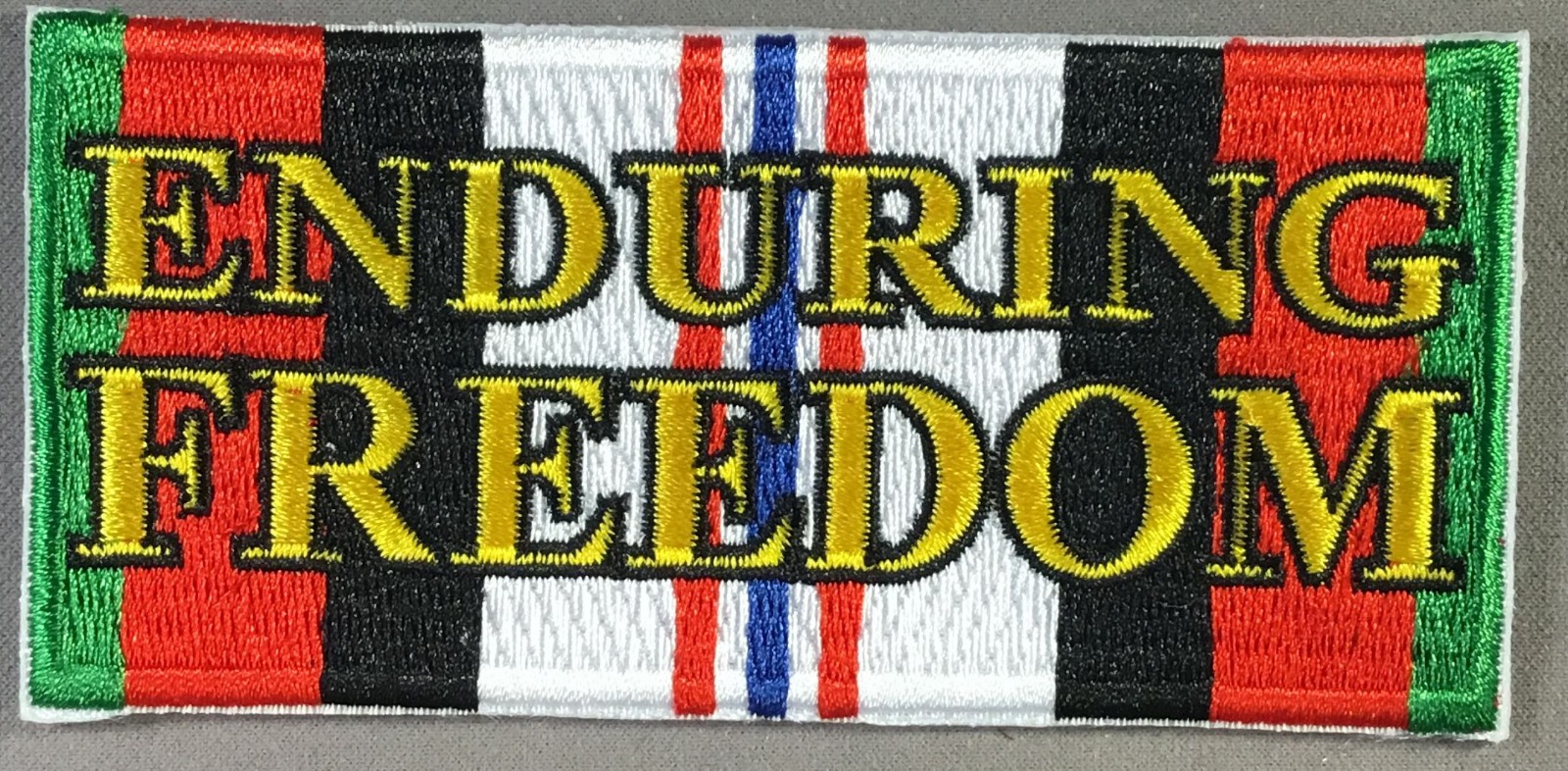Operation Enduring Freedom ribbon licensed patch
