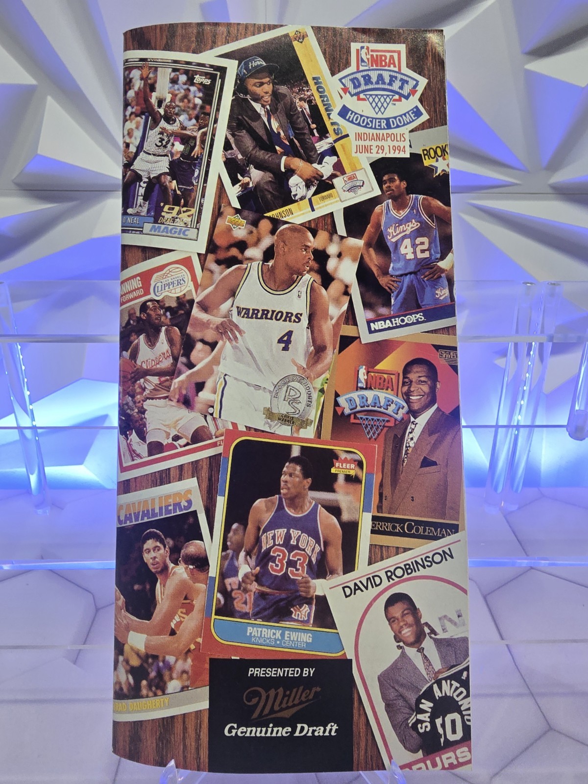 1994 NBA Draft Program June 29 Hoosier Dome Indy (Robinson, Kidd and Grant Hill)