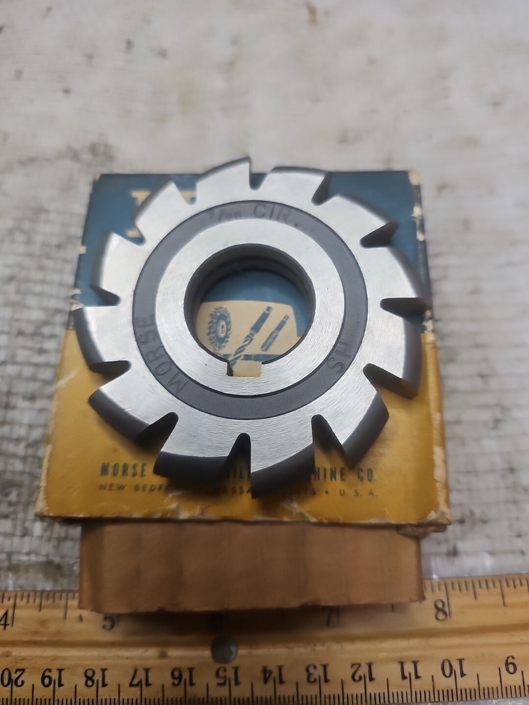 MORSE  3" x 7/16" x 1.00" CONVEX  7/16" DIA Side Milling Cutter HSS NEW IN BOX
