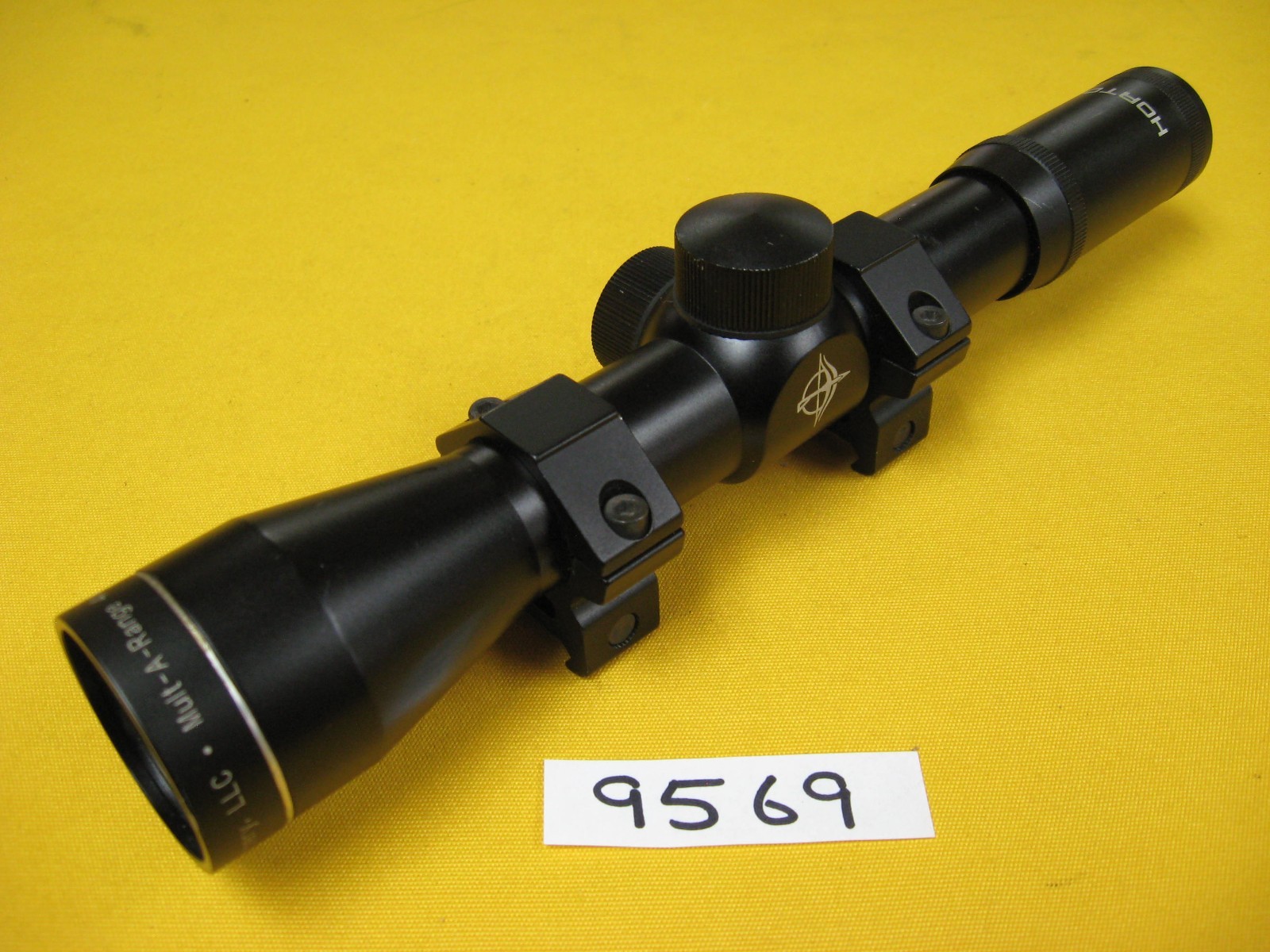 Horton Crossbow Scope SS047 Mult-A-Range 4x32 (5 Line) with Rings +