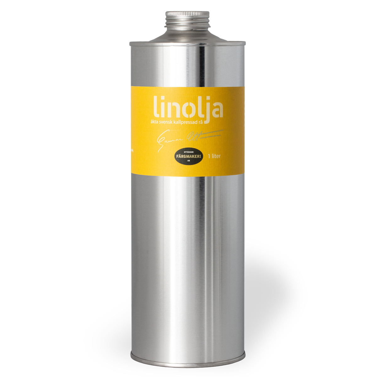 Ottosson Färgmakeri Swedish Cold Pressed Raw Linseed Oil - 1 Liter