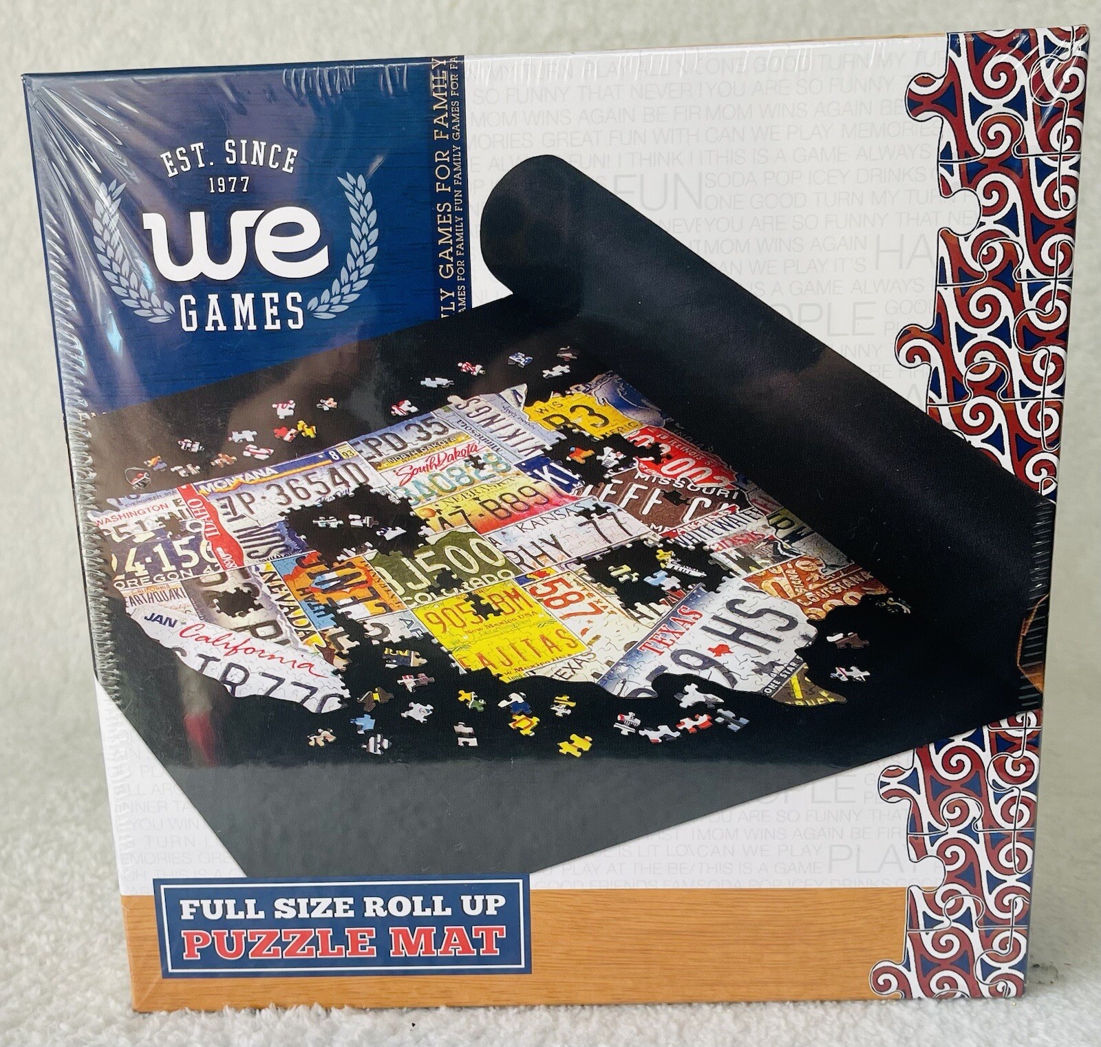 Jigsaw Puzzle Mat Roll Up for Storage Transport 36"x30" NEW  BXL