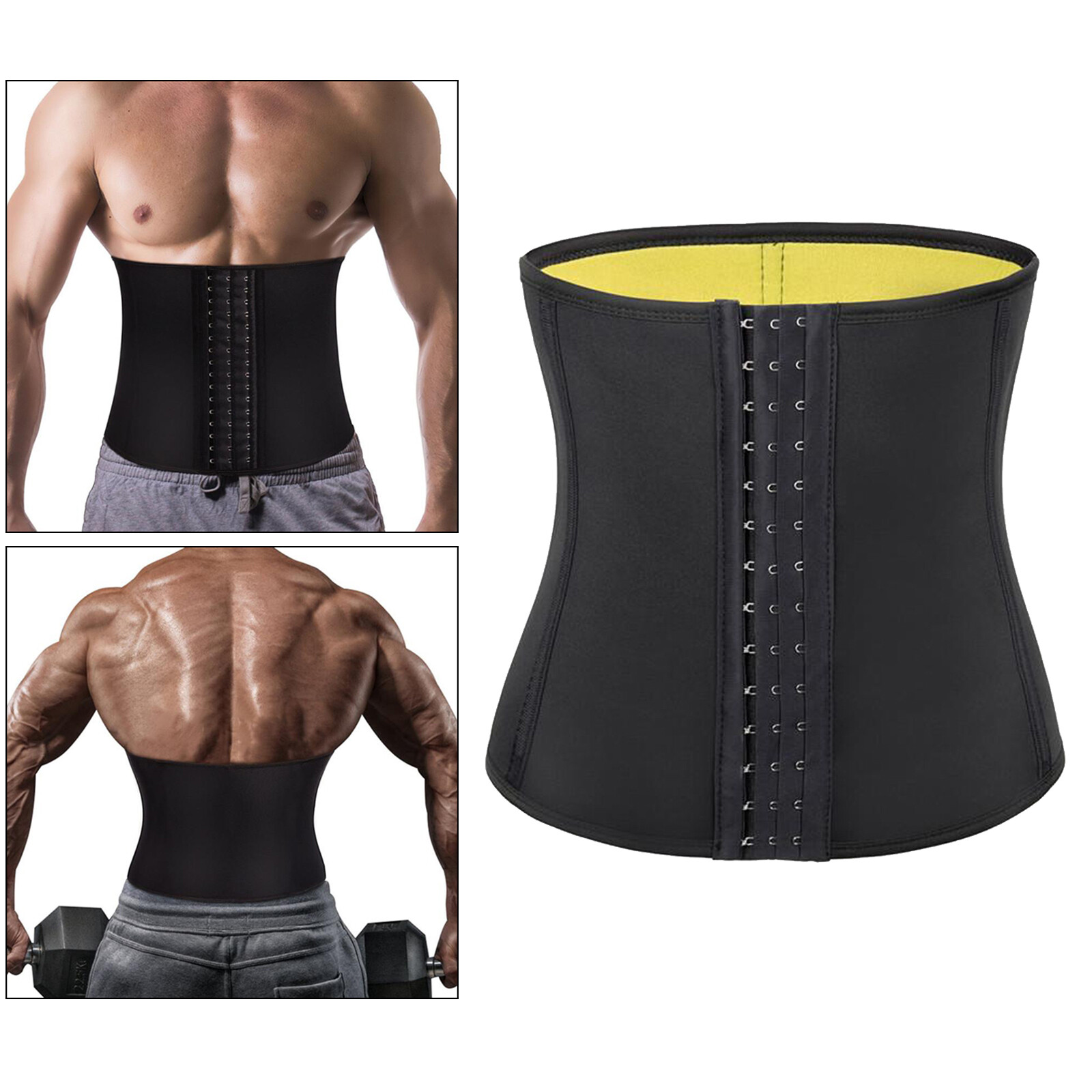 Mens Fashion Waist Trainer Sport Girdle Slimming Body Shaper Belt Trimmer