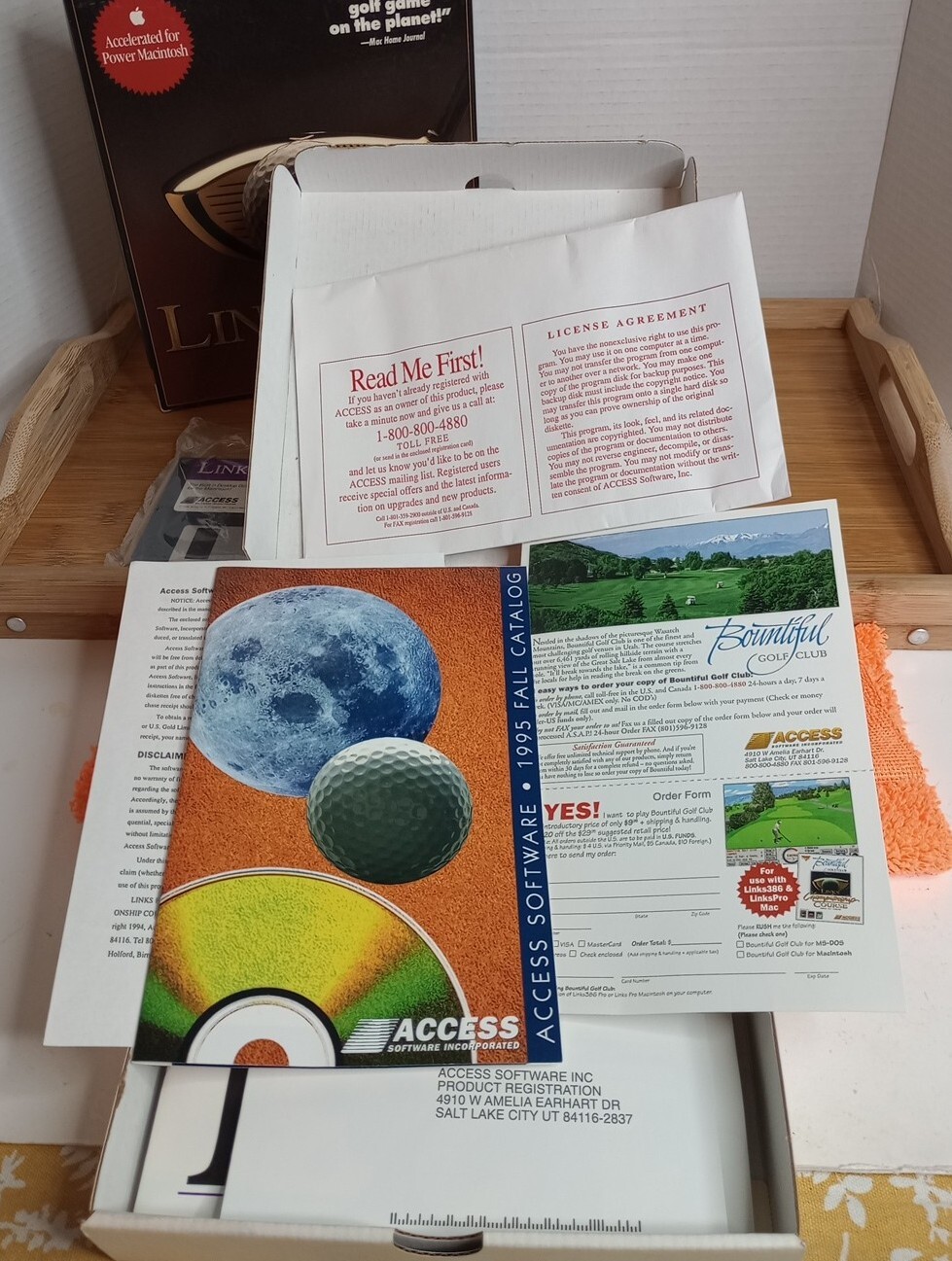 Links Pro Macintosh CD-Rom by ACCESS Software, Inc. 1994. Complete. Untested