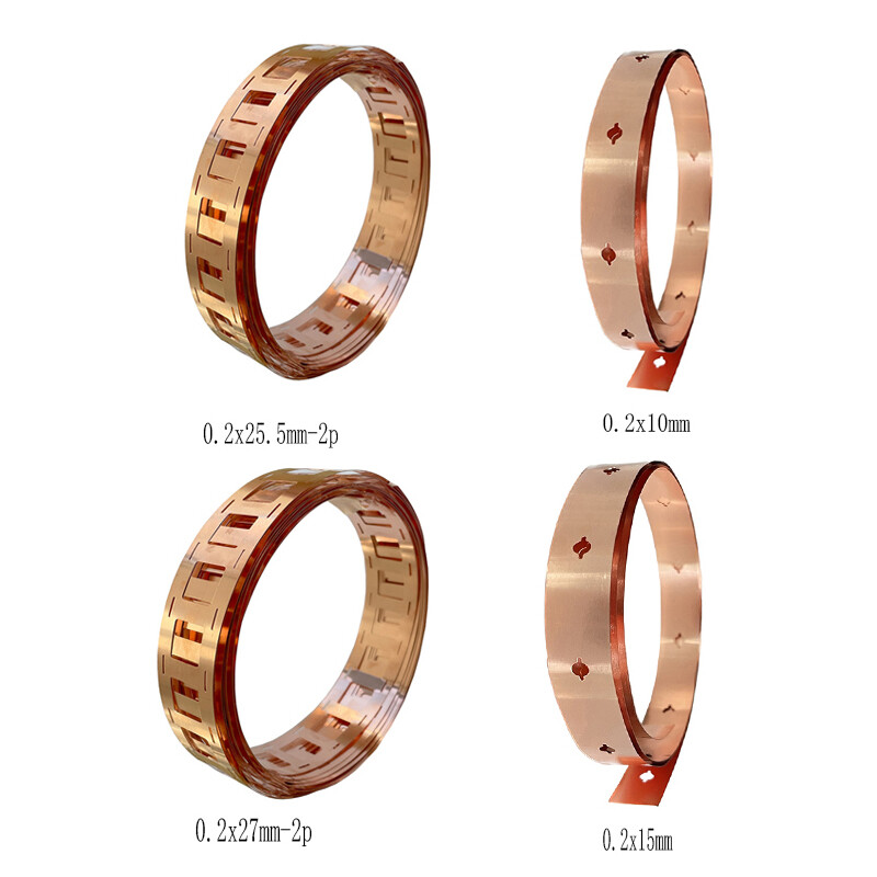 Battery Connection Copperr Strip， T2 Copperr, 0.2mm Thickness, 1 Meter/Roll