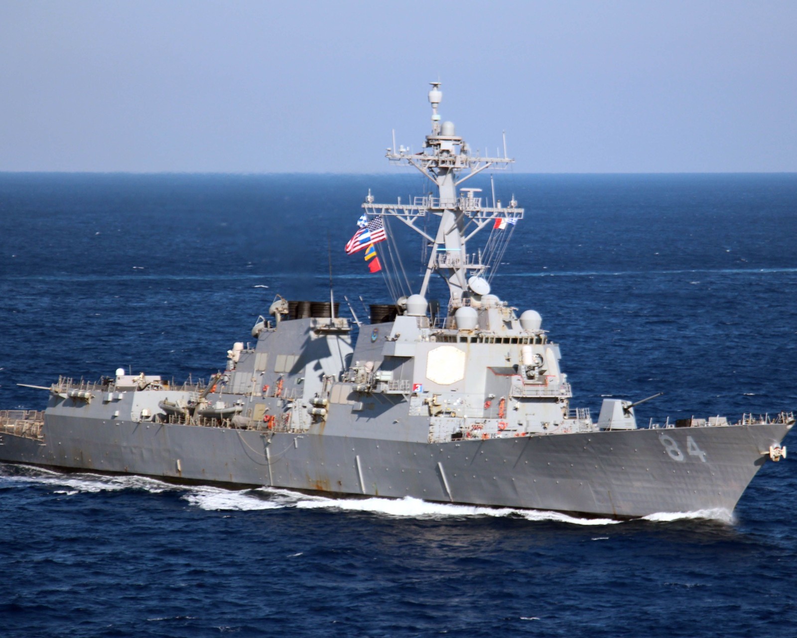 USS BULKELEY 8X10 PHOTO DDG-84 NAVY US USA GUIDED MISSILE DESTROYER SHIP