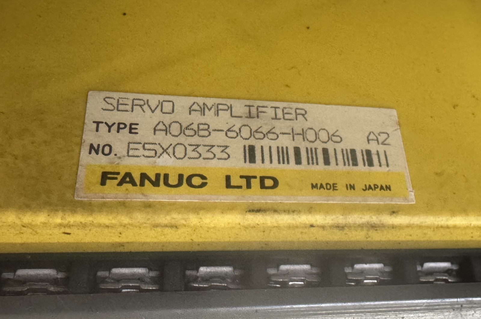 FANUC A06B-6066-H006 Servo Amplifier