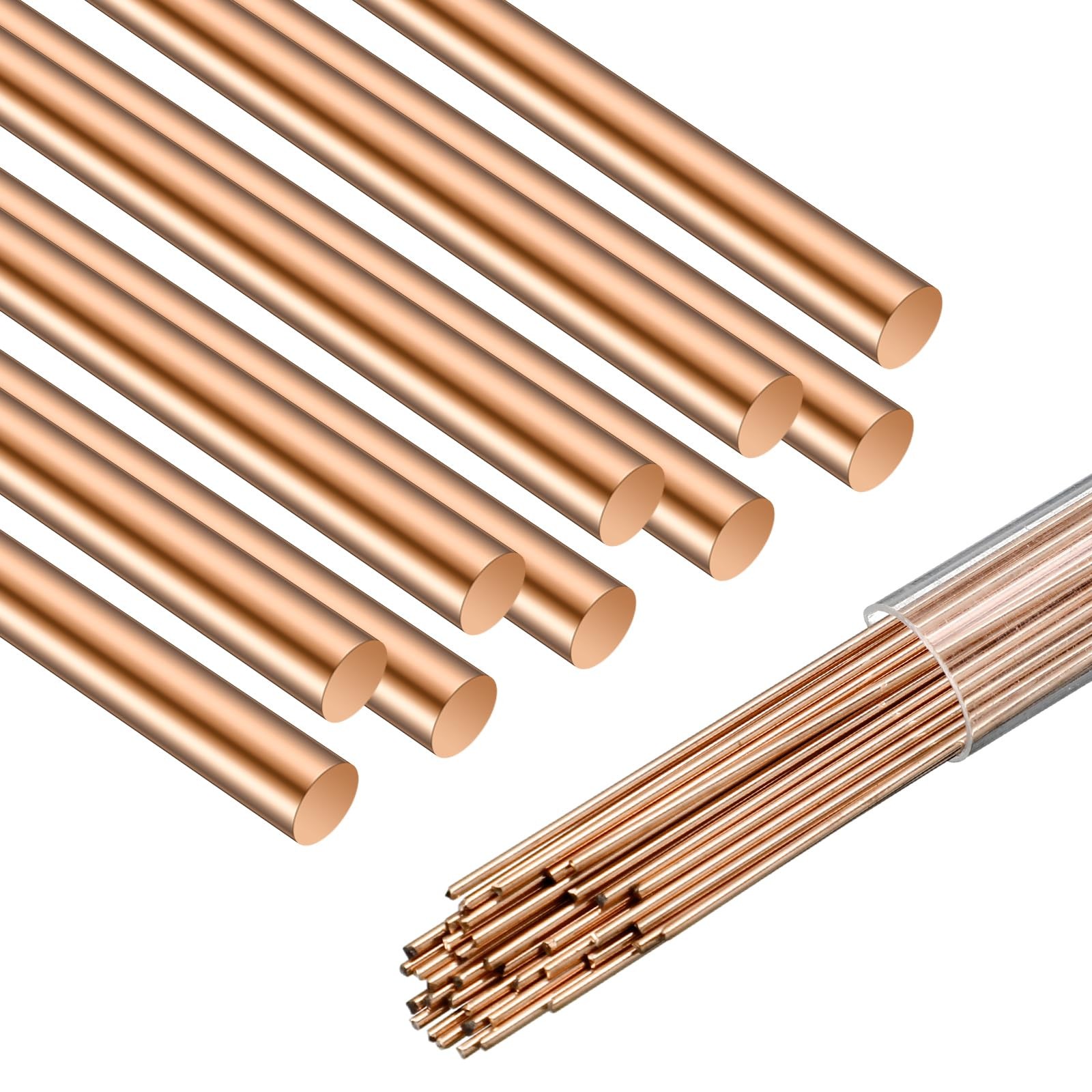 40 Sticks Brazing Rods AWS BCup-5 15% Silver Solder Phos Copper Brazing