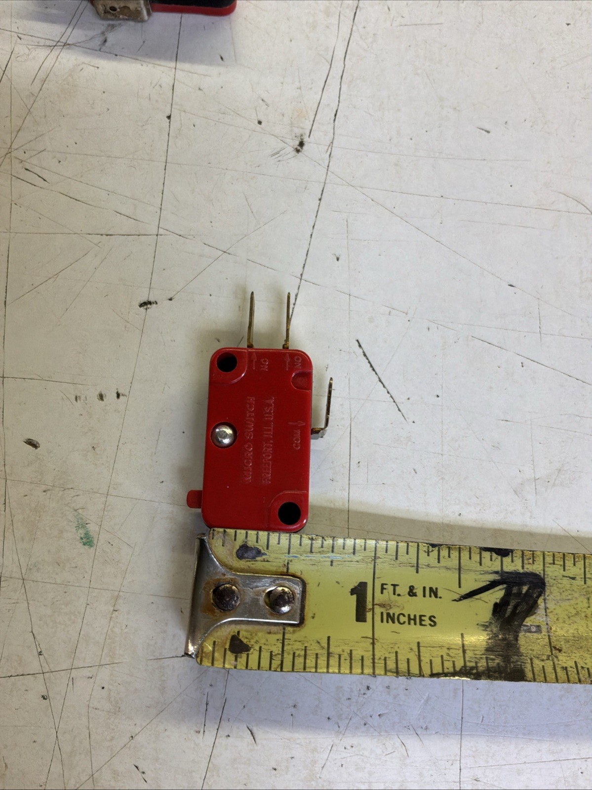 MICRO SWITCH RED SET OF 10 PCS Model # V3-343-D8