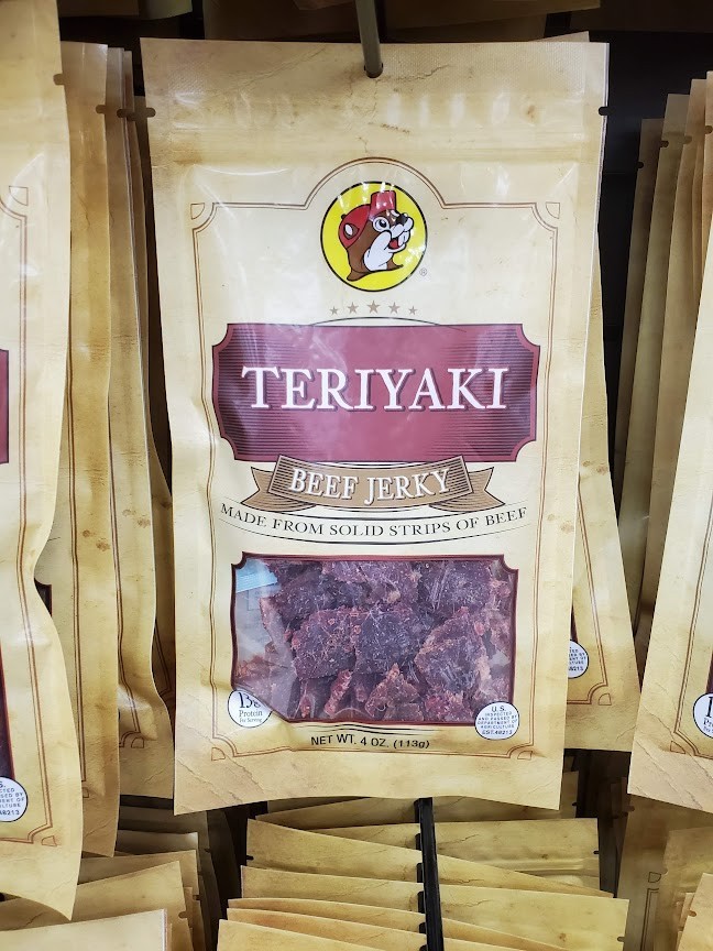 Buc-ee's Beef Jerky - Teriyaki Flavor 4oz. Bag
