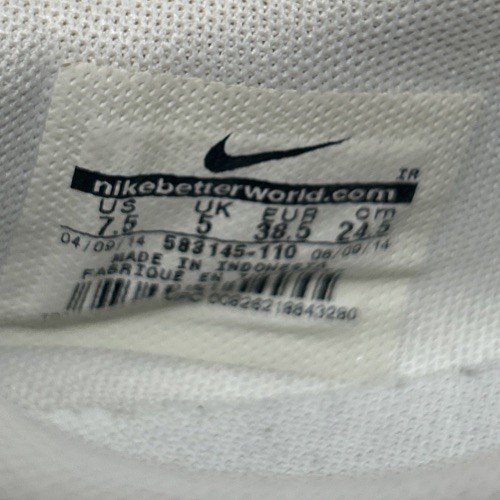 Nike Cheer Unite Athletic Sneakers Women’s Size 7.5 White Leather ￼583145-110