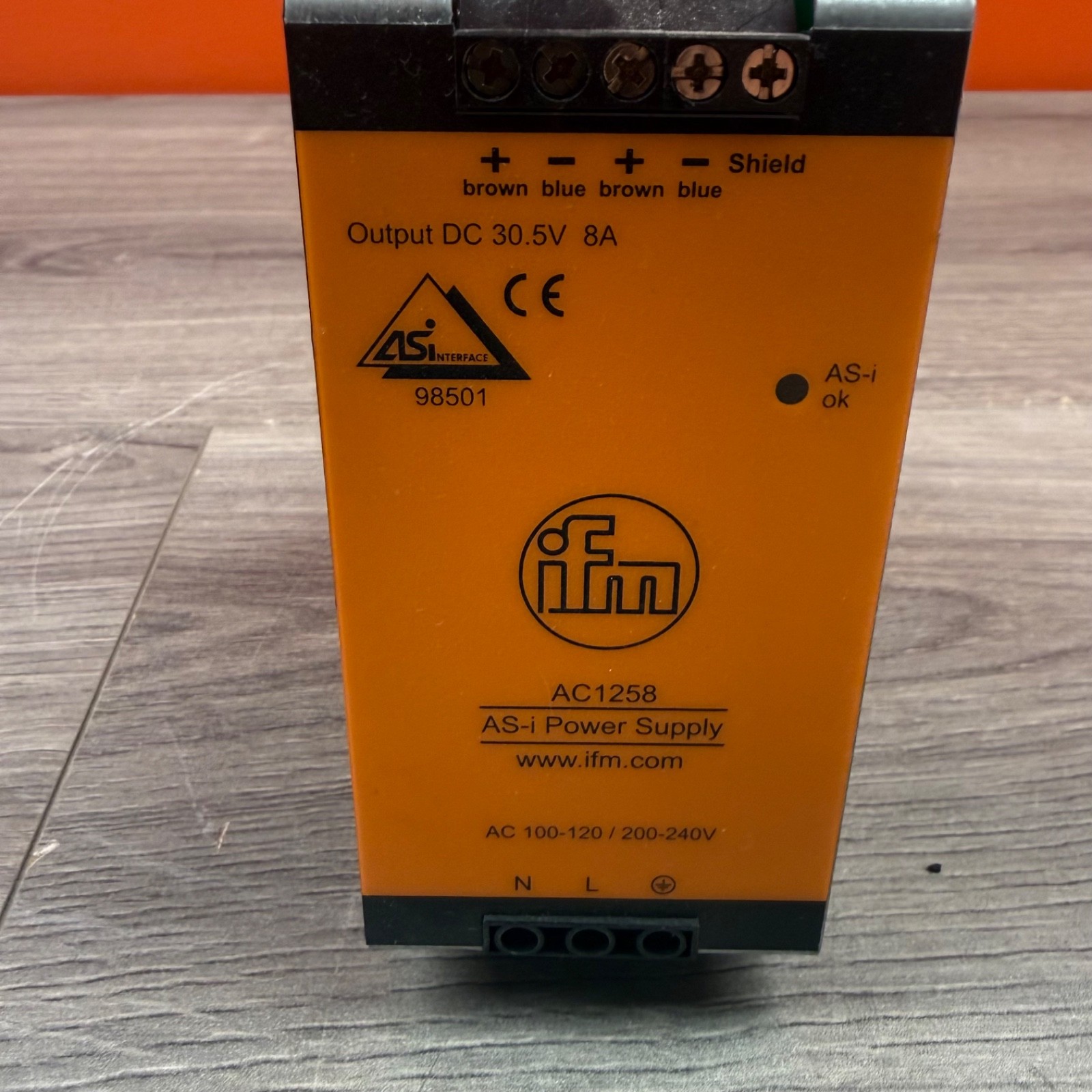 Ifm Electronic AS-Interface Stromversorgung PSU-1AC/ASi-8A | AC1258