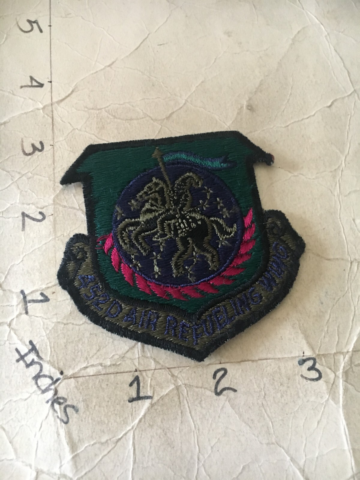 USAF 452nd Air Refueling Wing Squadron subdued patch 6/5/25