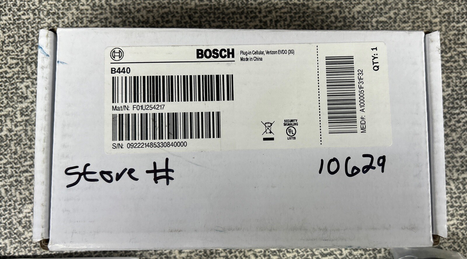 Bosch B440 Plug-In Cellular Communicator Module for Verizon 3G