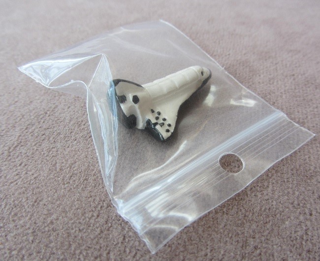 Space Shuttle Pendant Necklace Charm USA