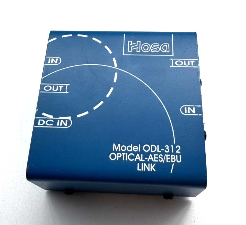 Hosa CDL-312 S/PDIF Coax to AES/EBU Digital Audio Interface -Free Shipping -Read