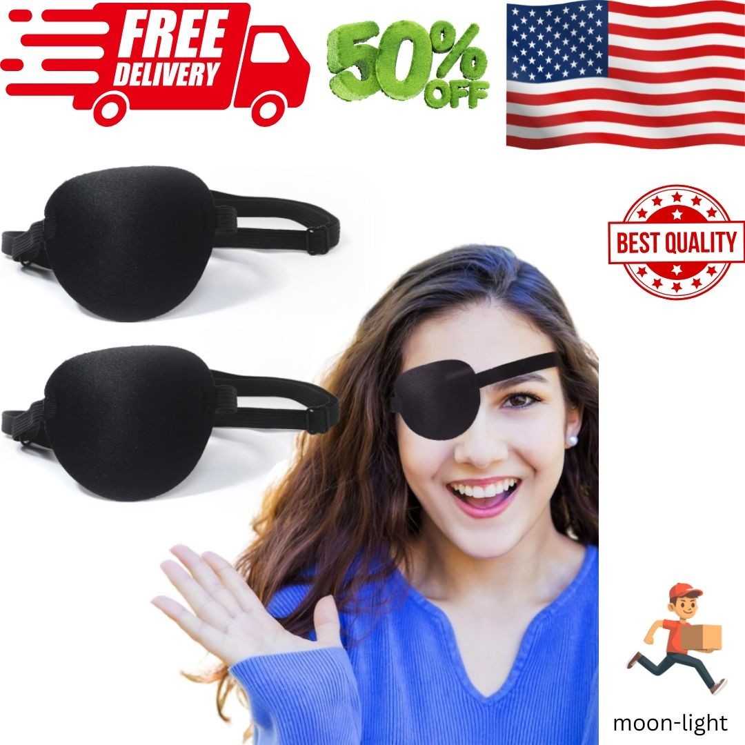 Eye Patches for Adults，2 Pcs Medical Eye Patches for Amblyopia Lazy Eye Patches