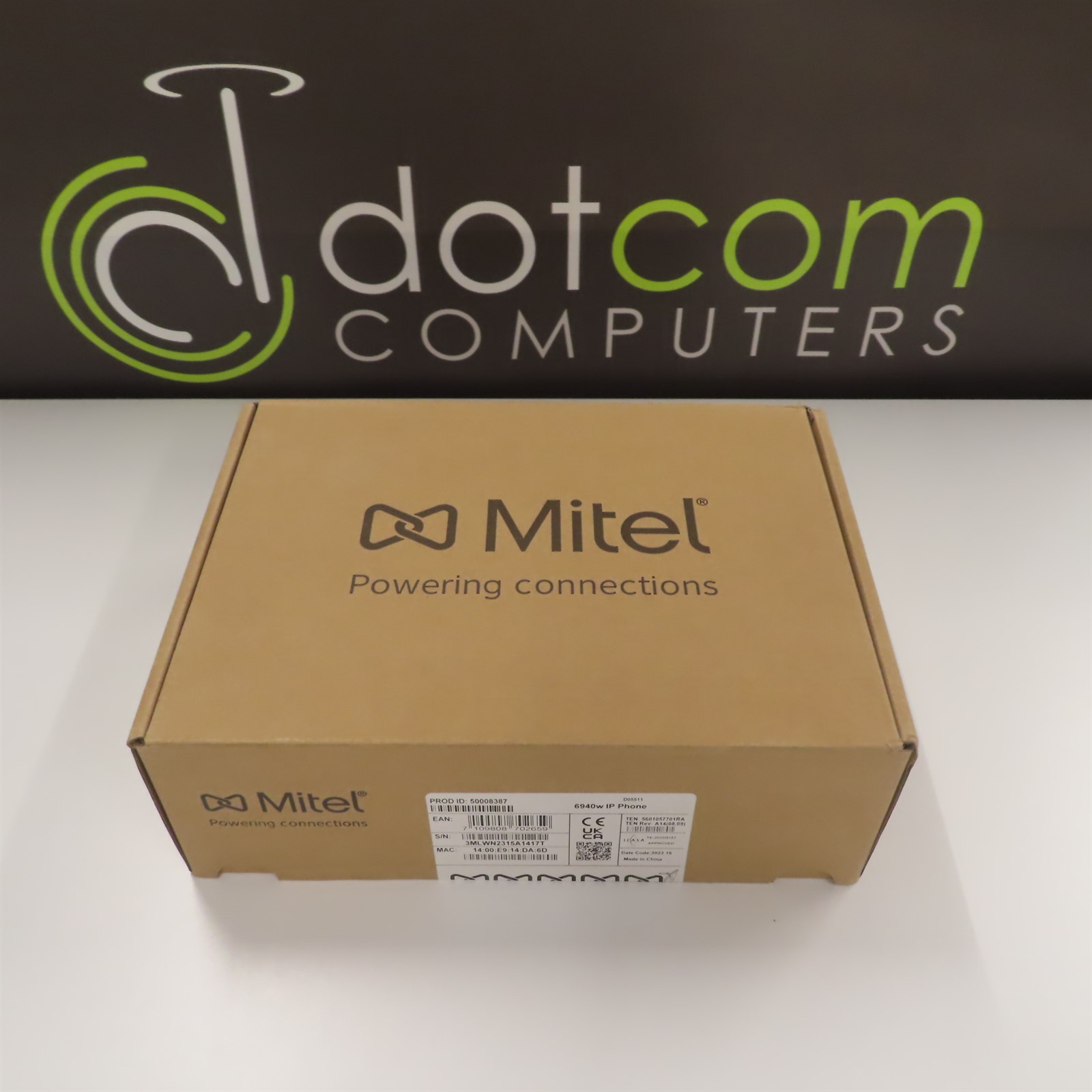 Mitel MiVoice 6940w MiVoice Connect IP Phone Sealed Wireless 50008387