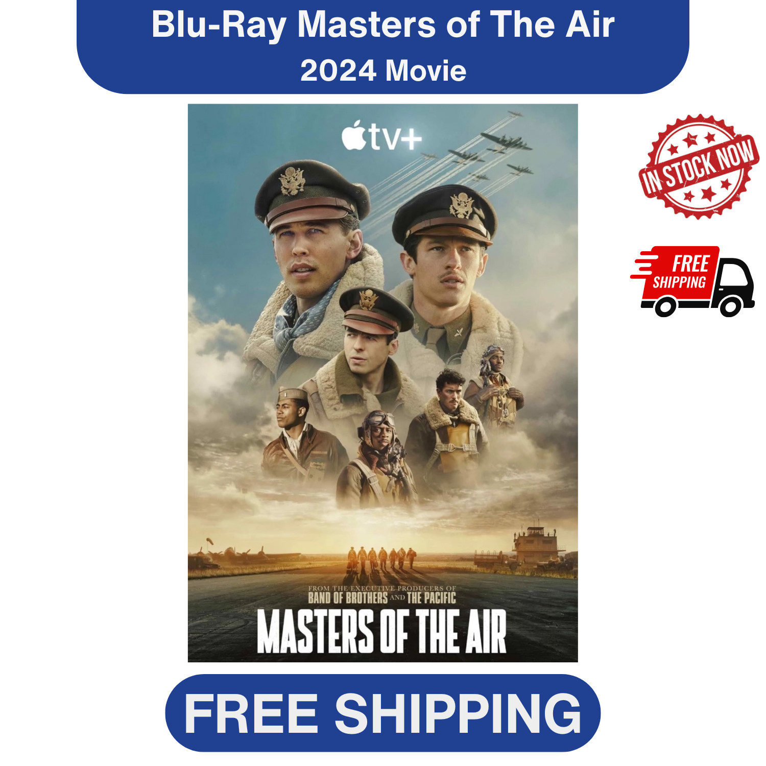 Masters of the Air (2024) Blu-ray NEW Mini-Series Full HD All Region