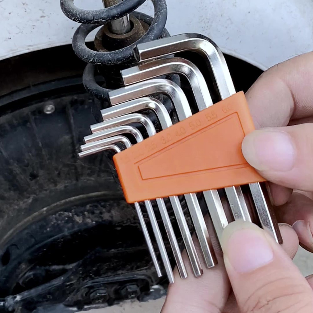 Compact Motorcycle Repair Tool Set with 8 Essential Tools for Easy Use