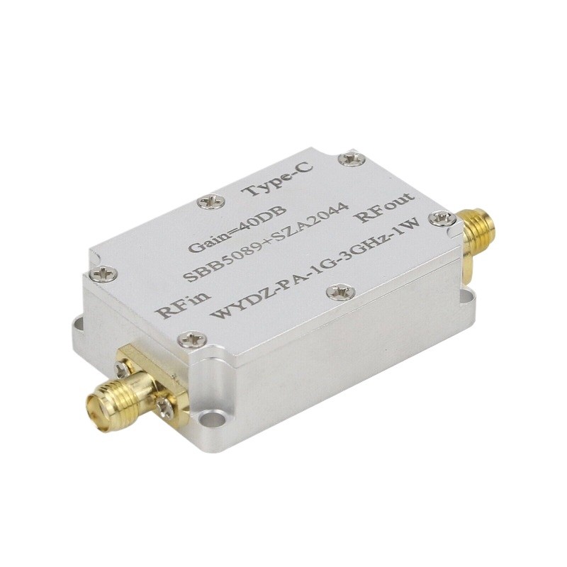 SBB5089+SZA2044 Microwave RF Power Amplifier 1G-3GHz 40DB WYDZ-PA-1G-3GHz-1W