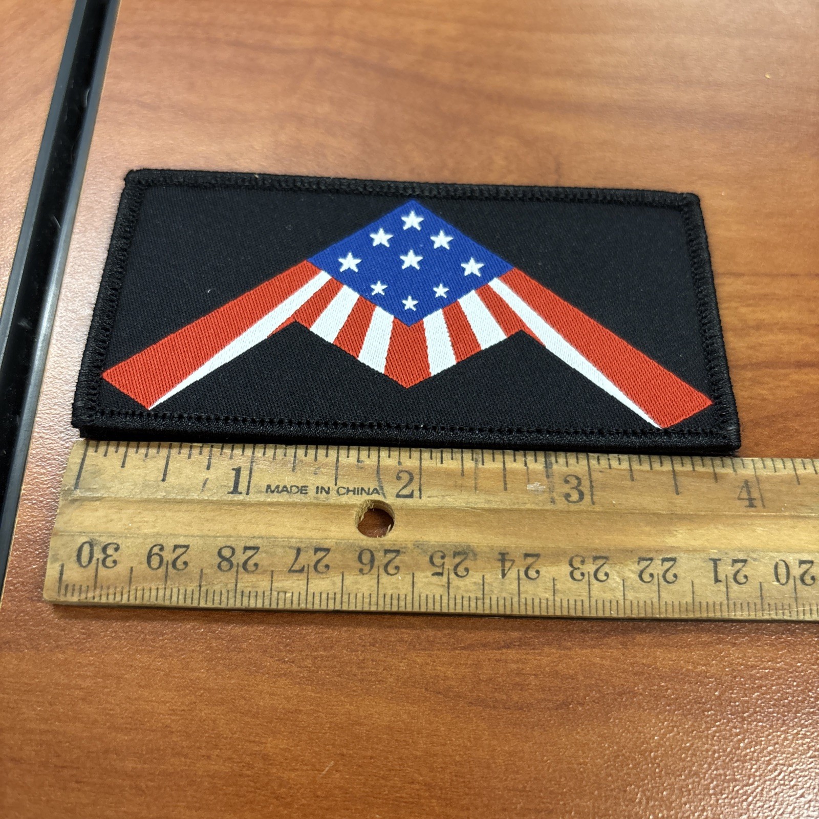 🇺🇸 Northrop B-21 Raider Patriotic Flag Patch Plant 42 Palmdale CA USAF