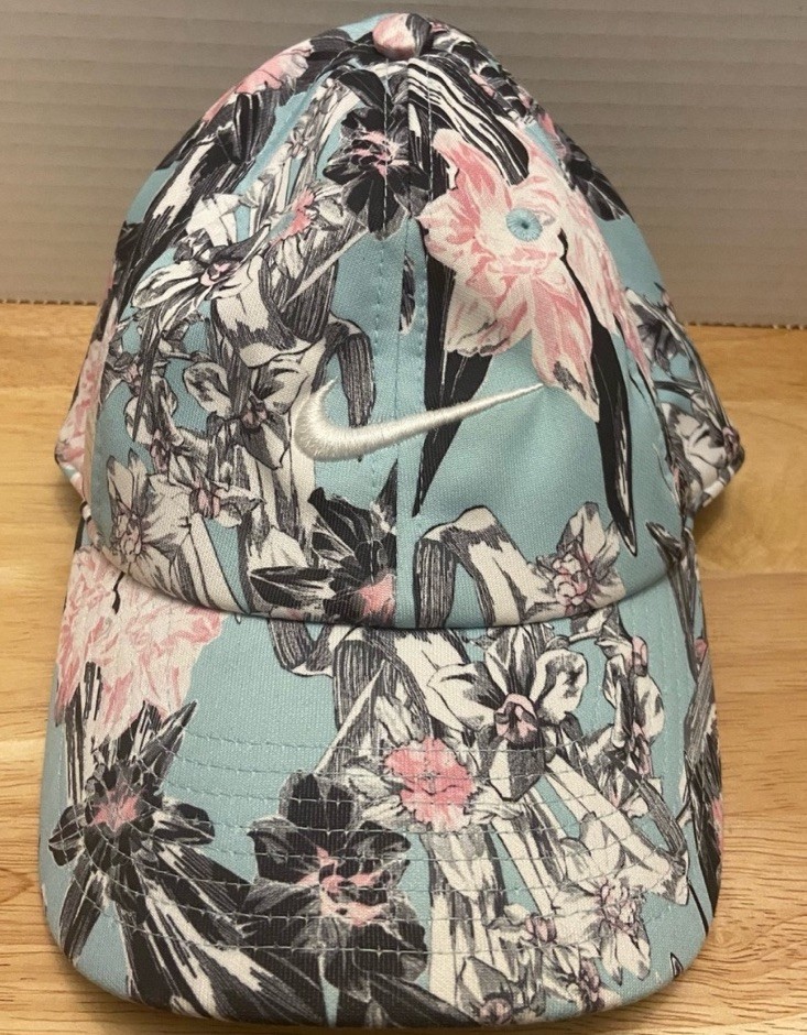 Nike Sportswear Heritage86 Floral Hat Light Blue/Pink Adjustable Hat