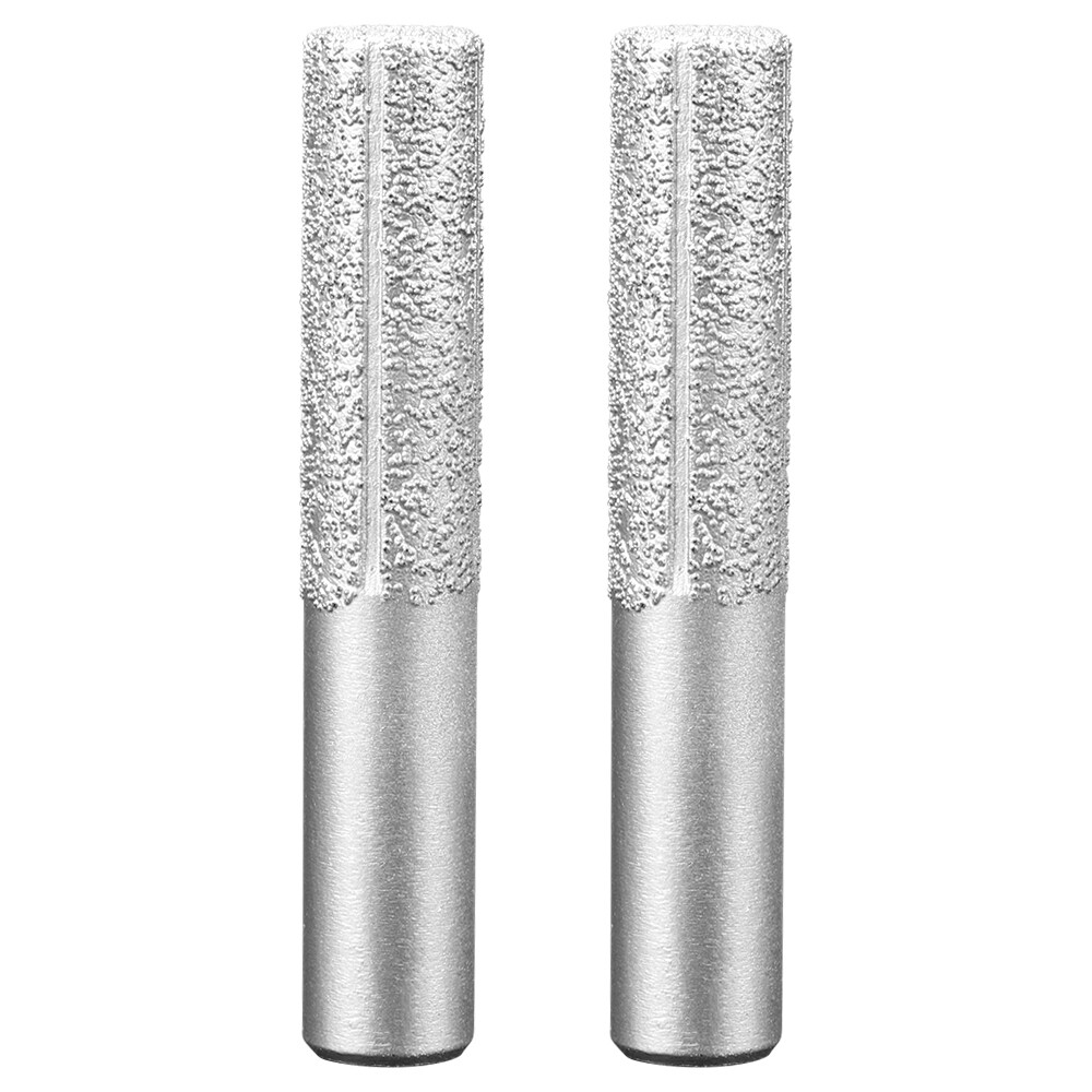 1/2" Vacuum Brazed Diamond Straight Router Bit For Stone  Marble Engraving Tool