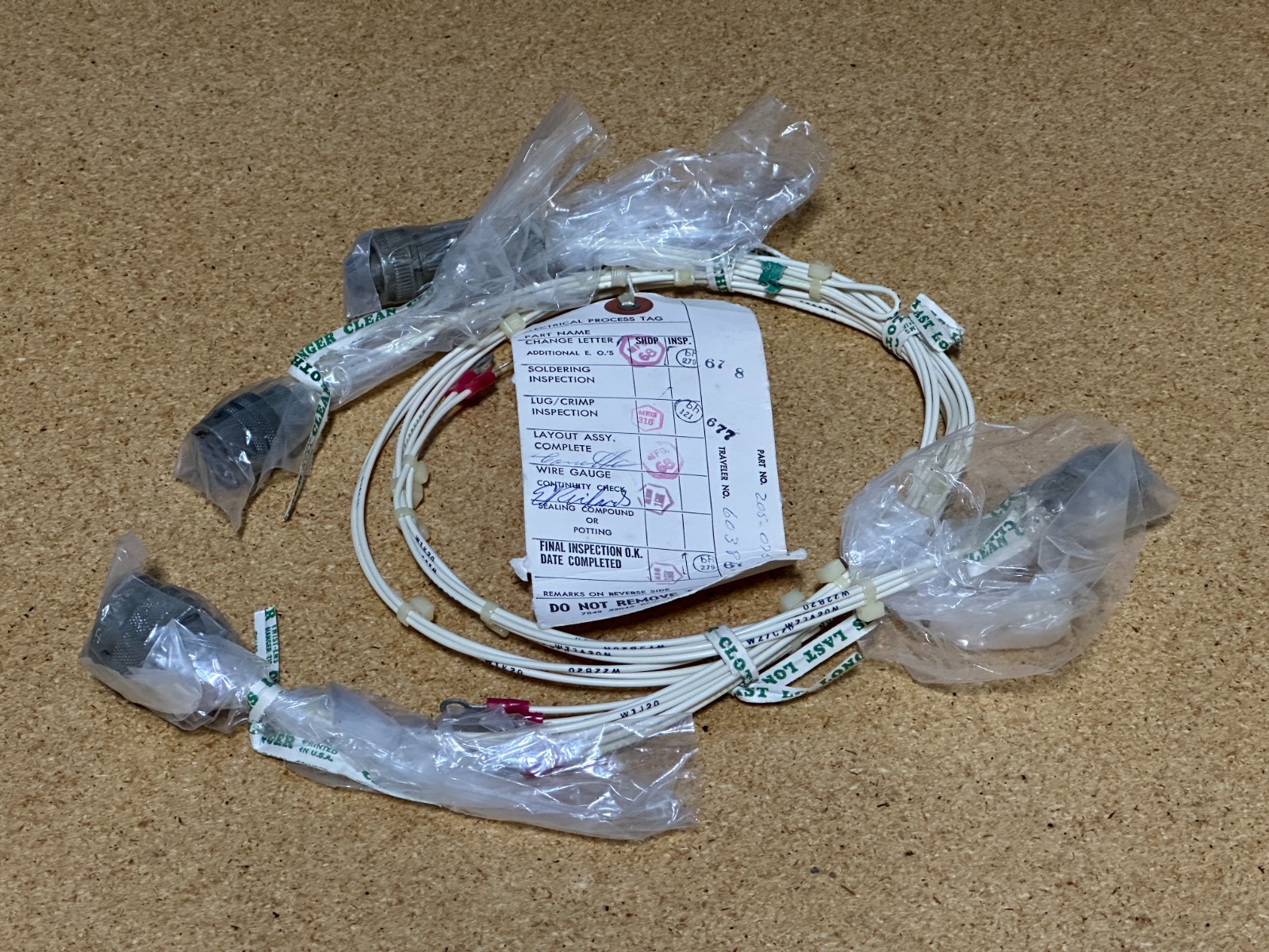 Bell Helicopter Cable Assembly P/N 205-075-902-13 SA 205-075-902-013 New